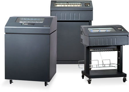 普印力品牌P8000和P8000H系列工业级高速行式打印机