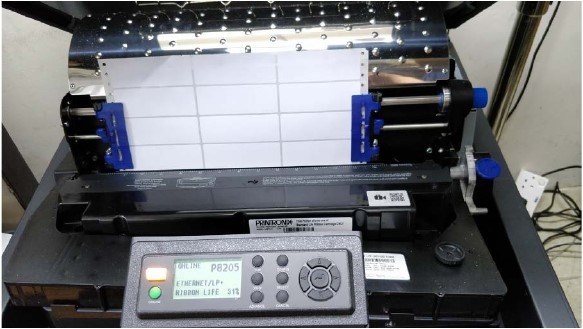 P8000系列高速行式打印机为明治屋零售超市打印邮寄标签