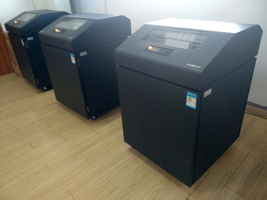 上海联华物流部署在仓储部门的P8206H型号工业级高速行式打印机